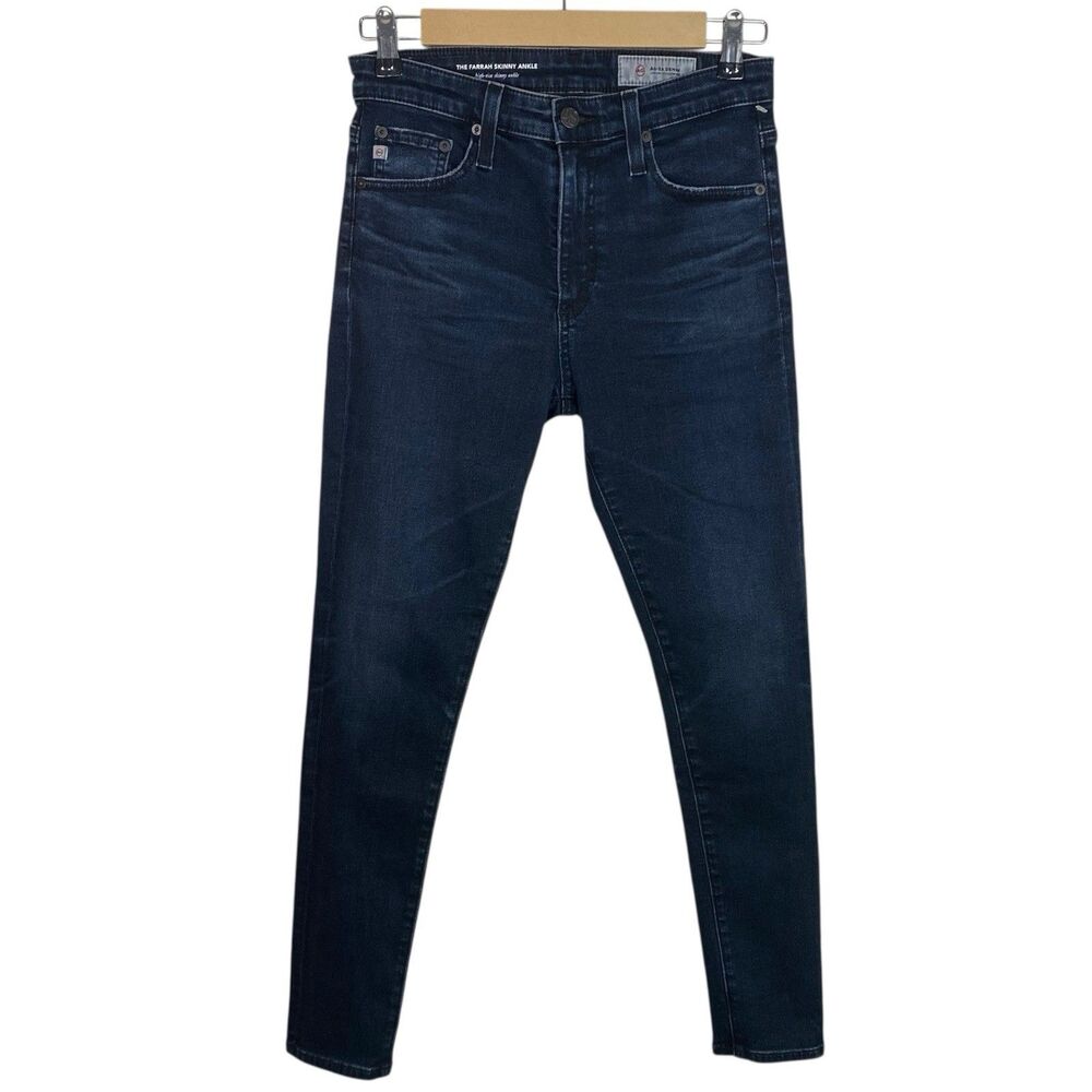 AG Adriano Goldschmied Jeans Womens 27x29 Blue Farrah High Rise Skinny Ankle NWT